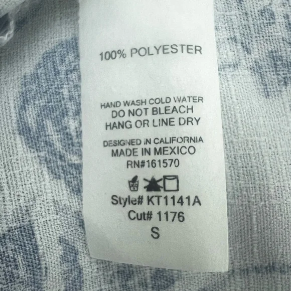 Kori Blue and White Floral Blouse - new with out  tag - Picture 5 of 5